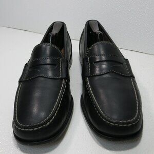 Tommy Bahama Leather Comfort Strap Moccasins Casual Deck Boat Shoes 9.5 M